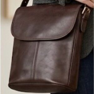 Vintage Sport Coach Dark Brown 90’s Leather Crossbody Bag